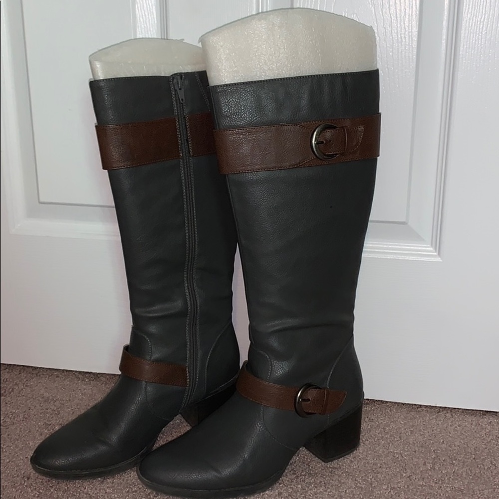 Stylish dress heeled boots